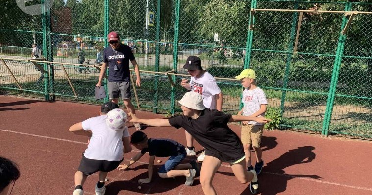 Первенства дворовых игр прошли в Октябрьском и Индустриальном районах Ижевска
