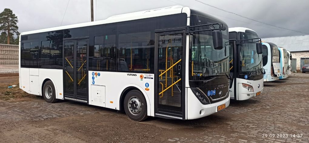 Два новых автобуса начали курсировать в Воткинске с 1 октября