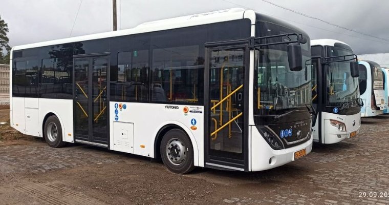 Два новых автобуса начали курсировать в Воткинске с 1 октября