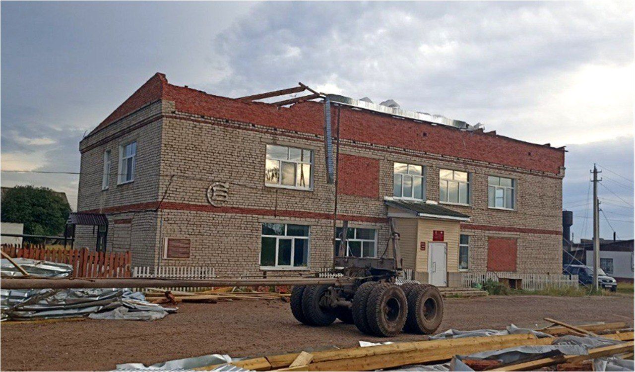 Кильмезский сельский дом культуры в Удмуртии пострадал от шквалистого ветра