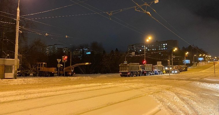 Власти Ижевска опубликовали график вывоза снега с улиц