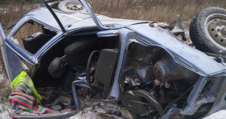 Водитель «Оки» погиб в лобовом столкновении на трассе в Удмуртии