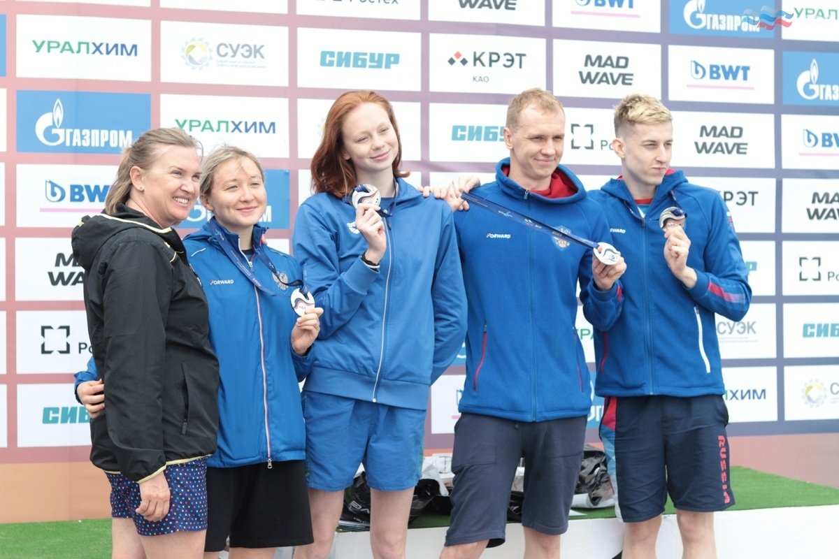 Пловцы из Удмуртии взяли серебро на Чемпионате России по плаванию на открытой воде