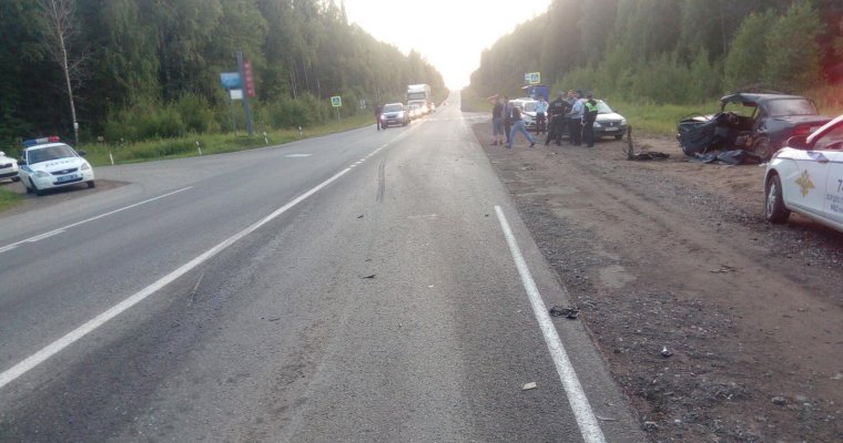 Один человек погиб и три пострадали в аварии на трассе «Ижевск-Воткинск»
