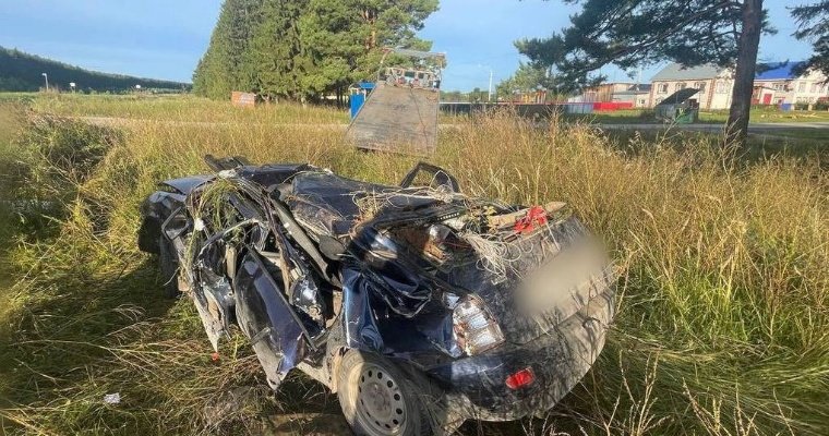 19-летний водитель погиб в ДТП в Алнашском районе 