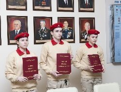 На базе школы №27 в Ижевске создали отряд Юнармии «Молодая гвардия «Аксион»