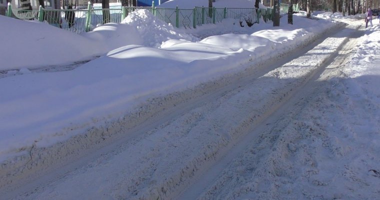 Дорожников Ижевска заставят фиксировать количество выпавшего снега