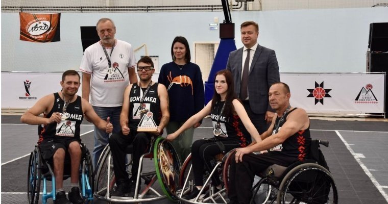 Ижевская команда стала бронзовым призёром Всероссийского турнира по баскетболу на колясках