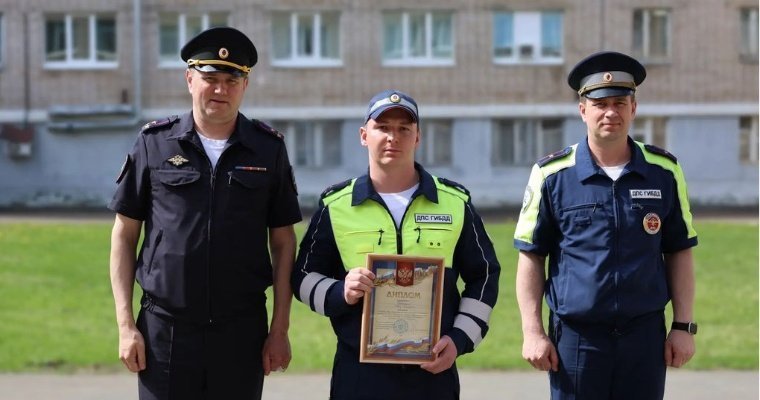 Лучшего инспектора ДПС выбрали в Удмуртии
