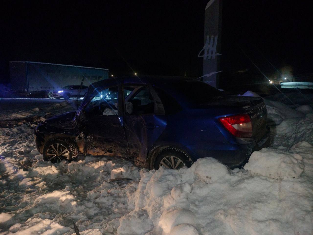 В Воткинском районе в ДТП пострадали пять человек