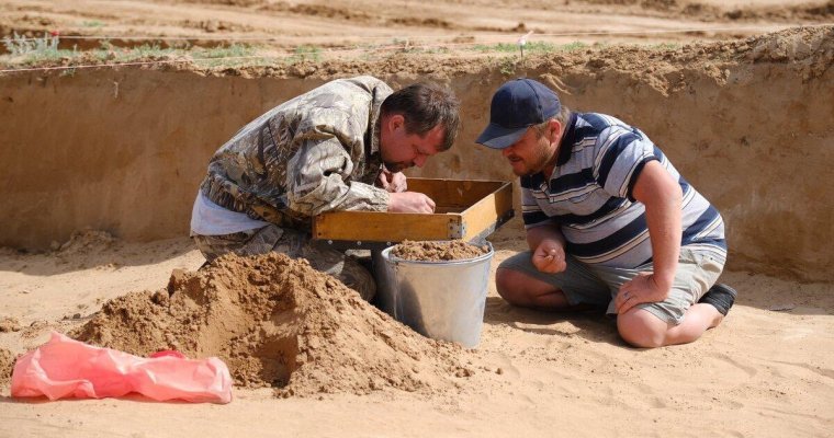 Под Астраханью археологи нашли в кургане клад двухтысячелетней давности