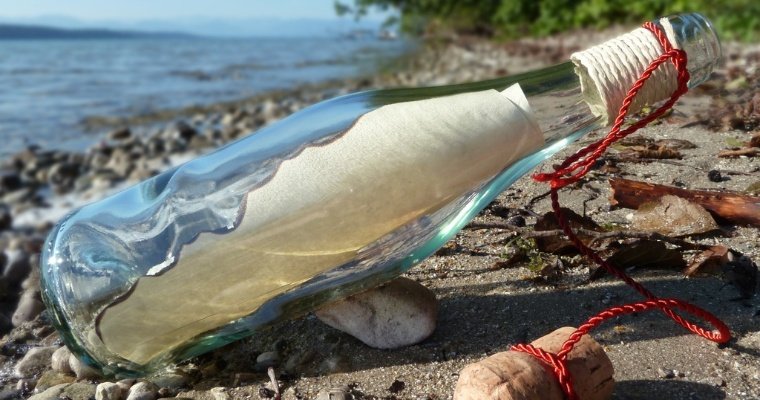 Пивную бутылку нашли в самом глубоком месте мирового океана 