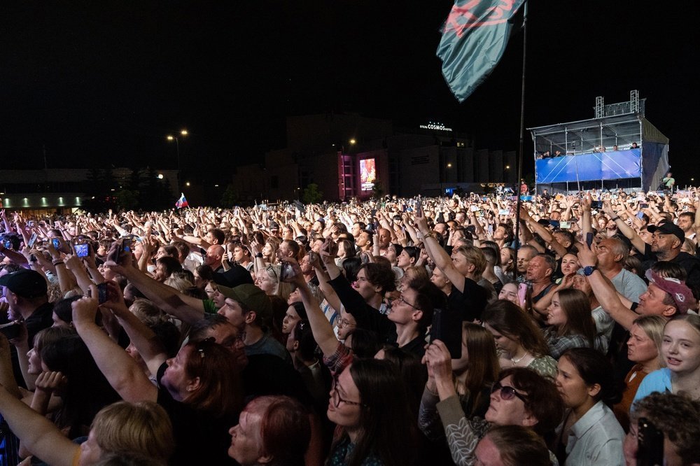 20 тысяч человек посетили концерт группы «Кино» на День города в Ижевске
