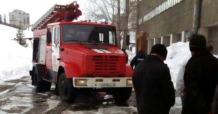 Пожар произошел на территории Ижевского автозавода