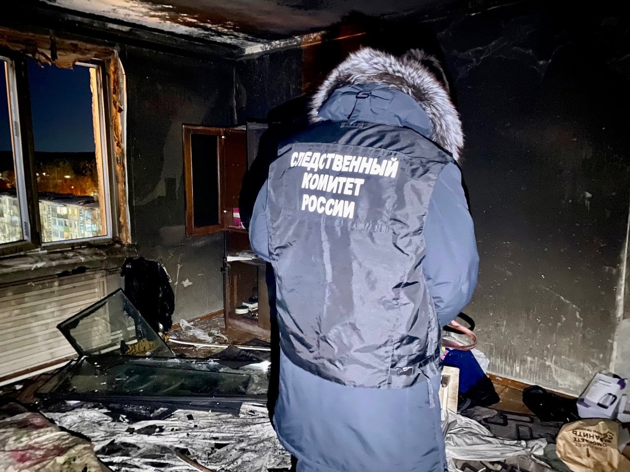При пожарах в Ижевске и Воткинске 16 января погибли двое мужчин