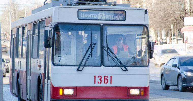 Движение троллейбусов по улице Пушкинской в Ижевске закроют 9 мая