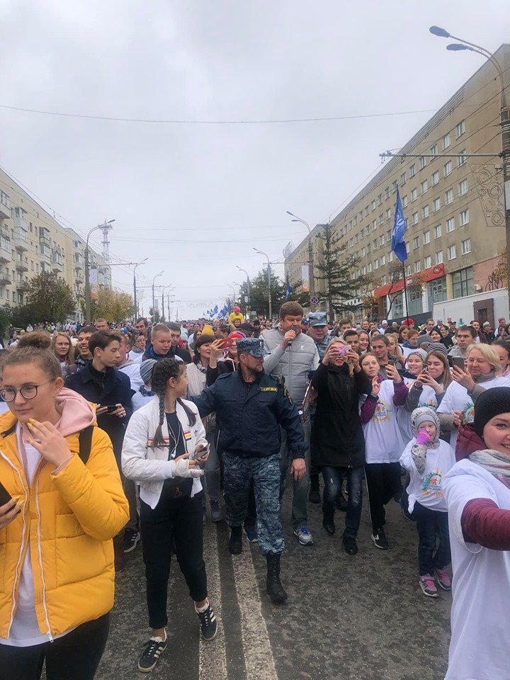 Около 10 тыс человек стали участниками Всероссийского дня ходьбы в Ижевске