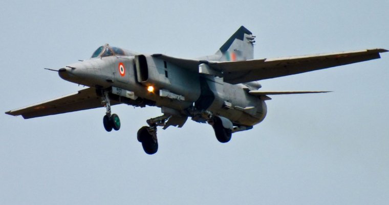 Самолет МиГ- 27 разбился в Индии