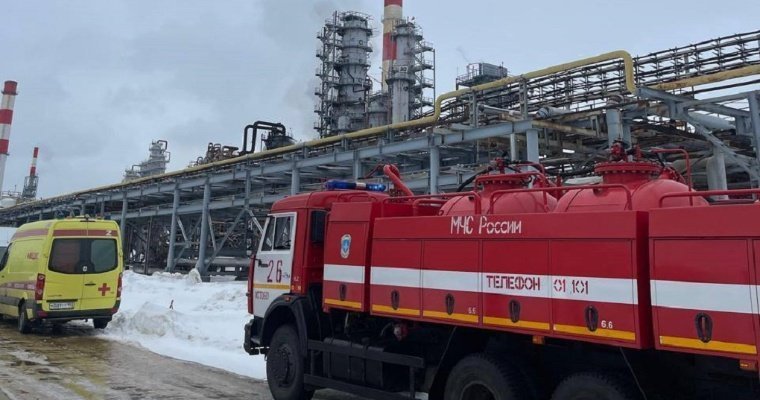 Пожар на нефтеперерабатывающей установке под Нижним Новгородом локализовали