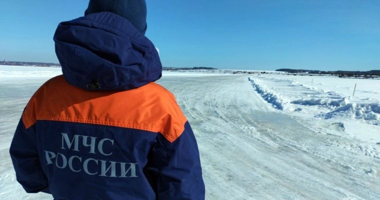 Грузоподъёмность ледовой переправы «Сарапул – Борок» снизили до 8 тонн