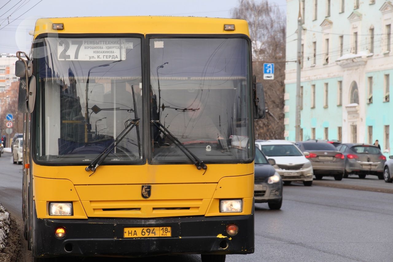 В Ижевске в новом году изменится схема движения автобуса №27 