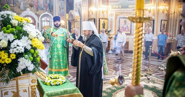 В Михаило-Архангельский кафедральный собор Ижевска привезли частицу мощей Серафима Саровского