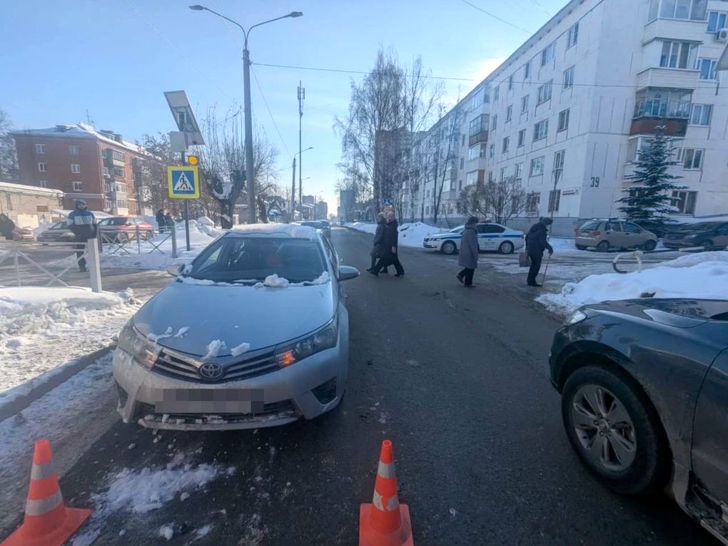Девочку 7 лет сбили на пешеходном переходе в Ижевске