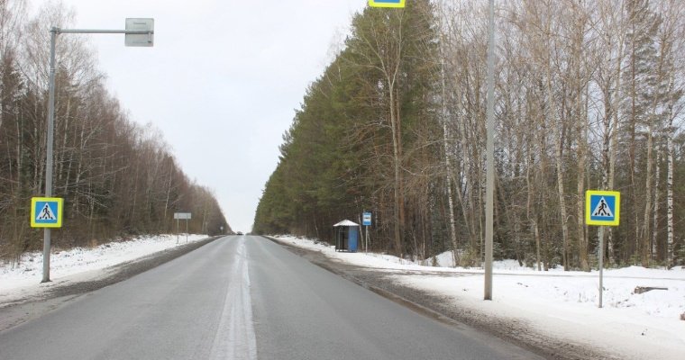 В Удмуртии отремонтировали два участка региональной дороги «Ижевск — Воткинск»