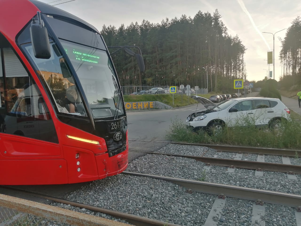 В Ижевске два пассажира трамвая получили травмы в ДТП