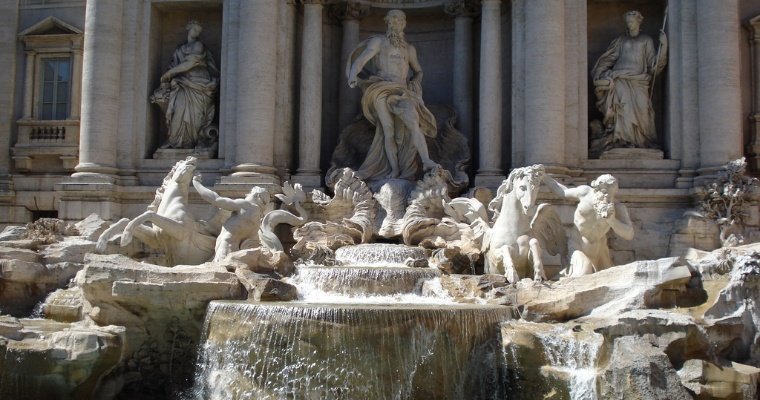 В фонтане Треви в Риме собрали за год 1,6 миллиона евро мелкой монетой
