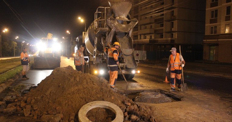Ремонт дорог в Ижевске должны завершить до конца августа