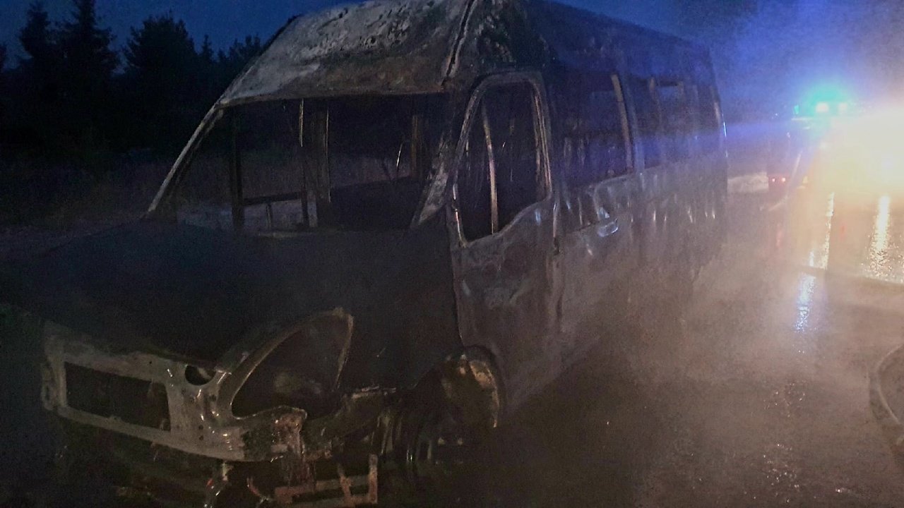 Следственный комитет начал проверку по факту возгорания автобуса в Малопургинском районе