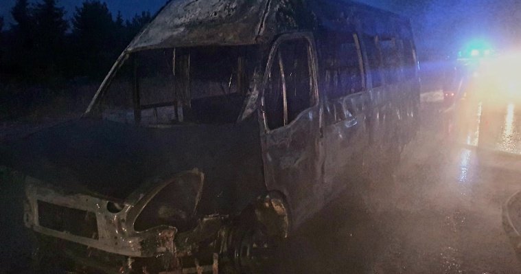 Следственный комитет начал проверку по факту возгорания автобуса в Малопургинском районе