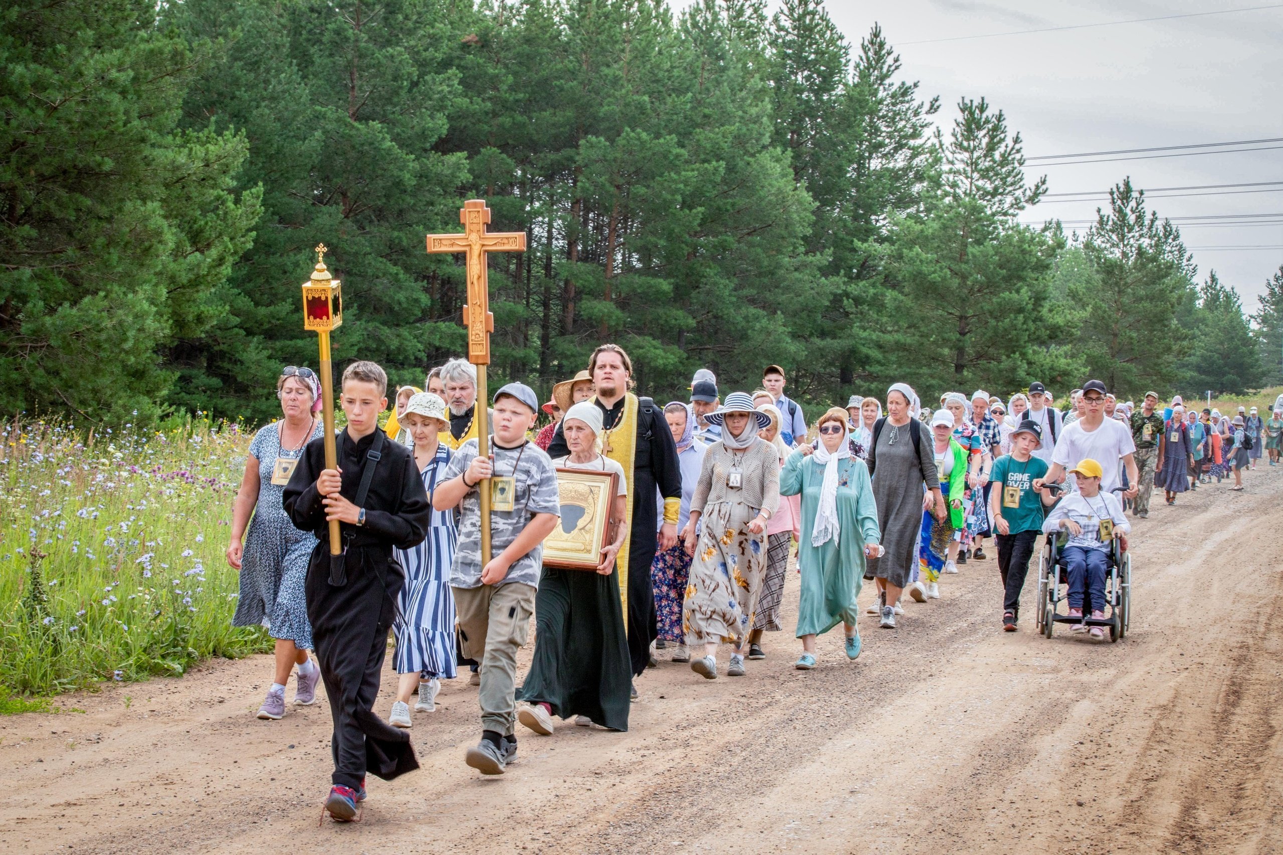 Жители Удмуртии за два дня пройдут Сарапульский Казанский крестный ход