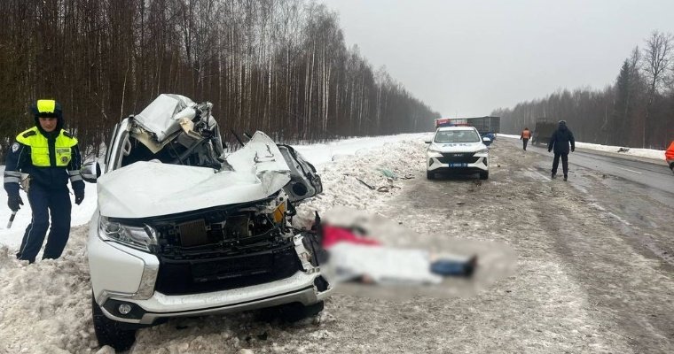 На трассе в Завьяловском районе произошло смертельное ДТП с грузовиком