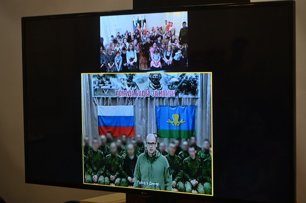 Участники спецоперации из Удмуртии смогли поговорить со своими близкими по телемосту