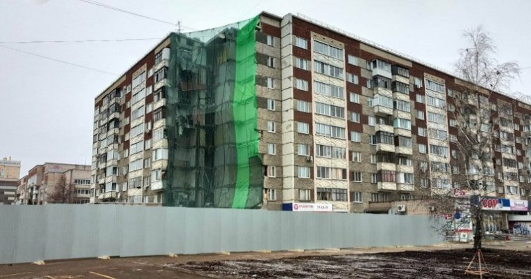 Угловой подъезд обрушившегося в Ижевске дома разберут до 27 декабря