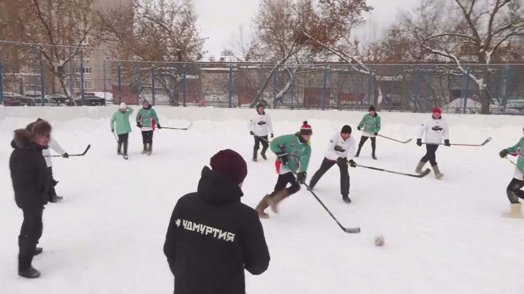 По всей России прошел марафон дворового хоккея, который запустили в Ижевске 