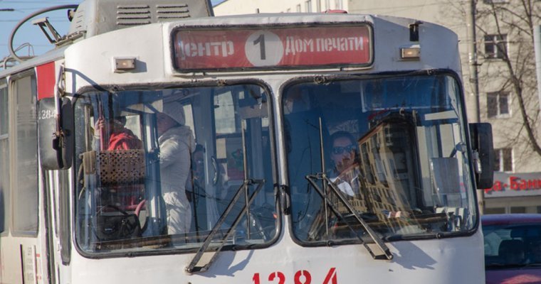 Маршрут движения троллейбуса №1 изменили в Ижевске 