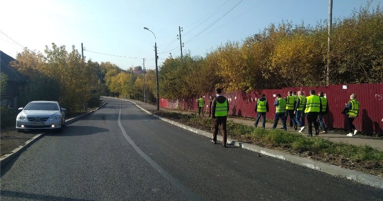 В Ижевске завершили ремонт дороги на улице Саранской