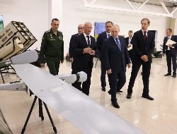 Владимир Путин осмотрел производство боевых беспилотников на предприятии «Аэроскан» в Ижевске