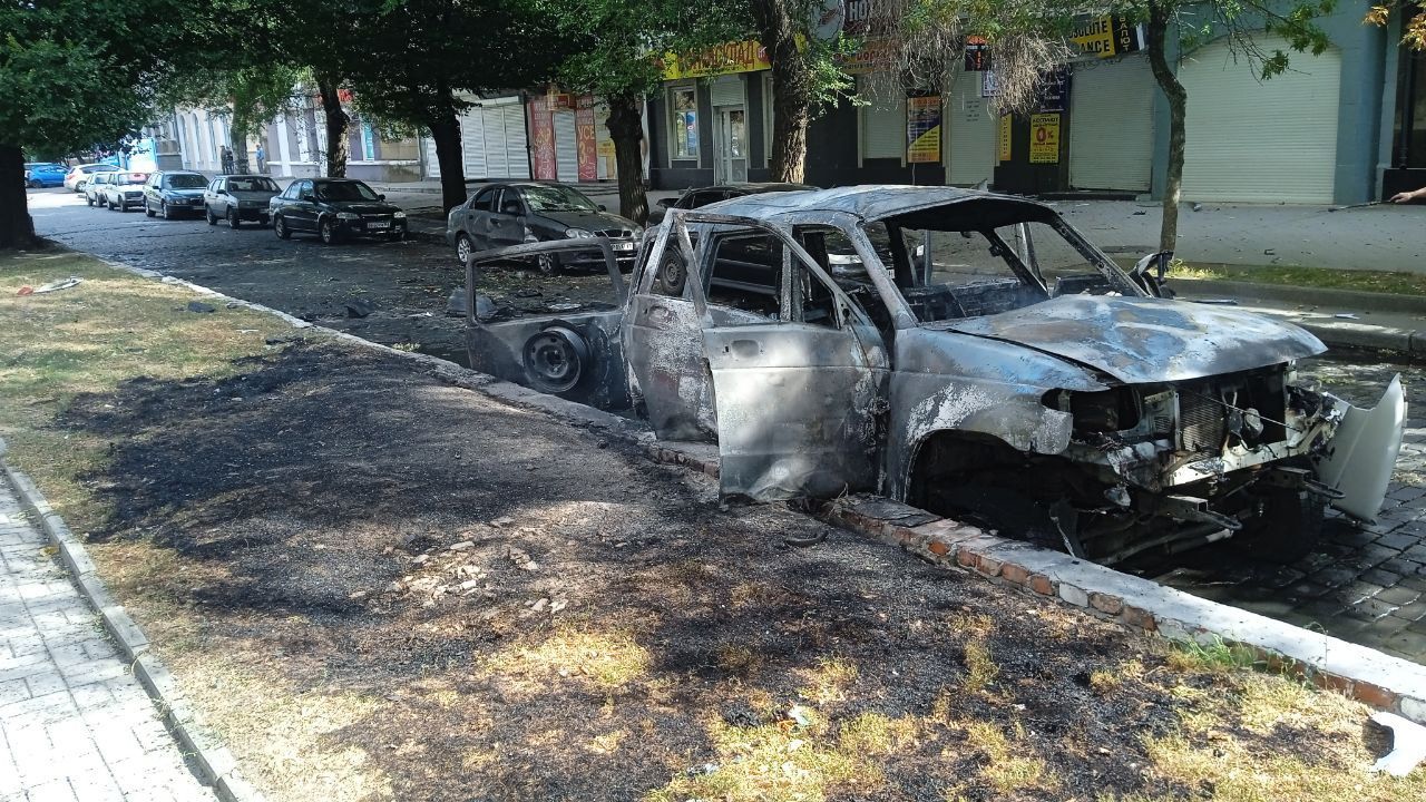 На Украине взорвали автомобиль коменданта Бердянска