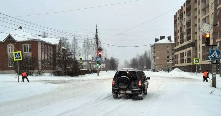 За два дня снегопадов в Удмуртии больше всего снега выпало в Можге