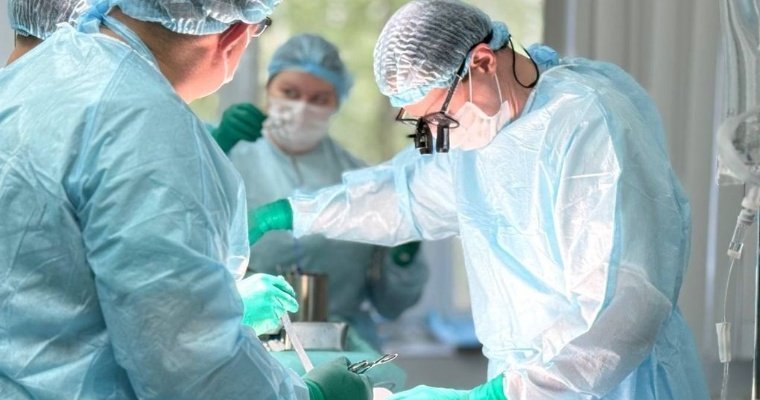 В Удмуртии впервые провели родственную трансплантацию почки