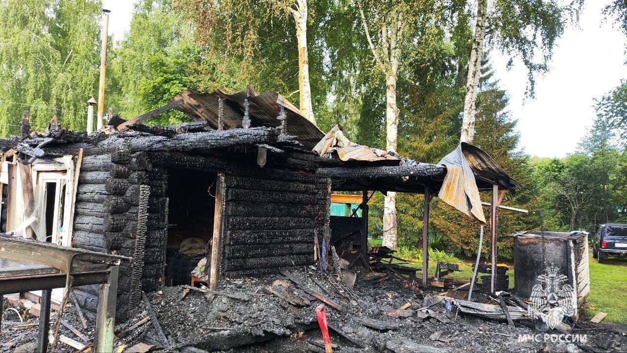 В Воткинске случился ночной пожар в СНТ