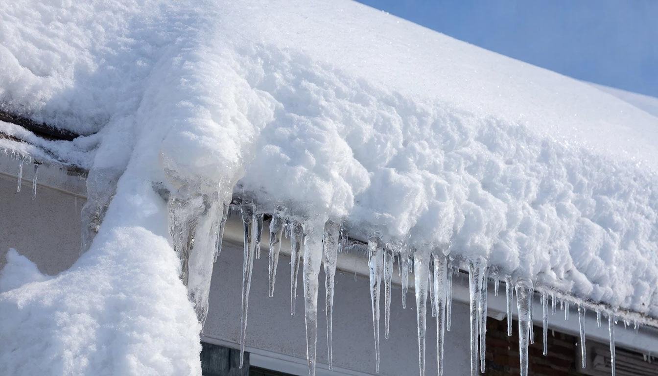 В городке Металлургов в Ижевске из-за снега обрушилась кровля многоквартирного дома