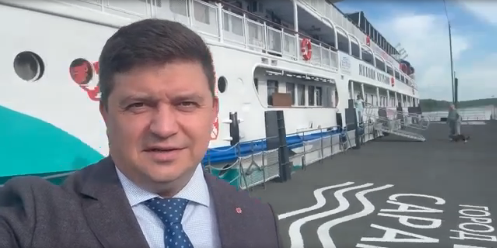 Первый в 2026 году теплоход причалил к берегу Сарапула