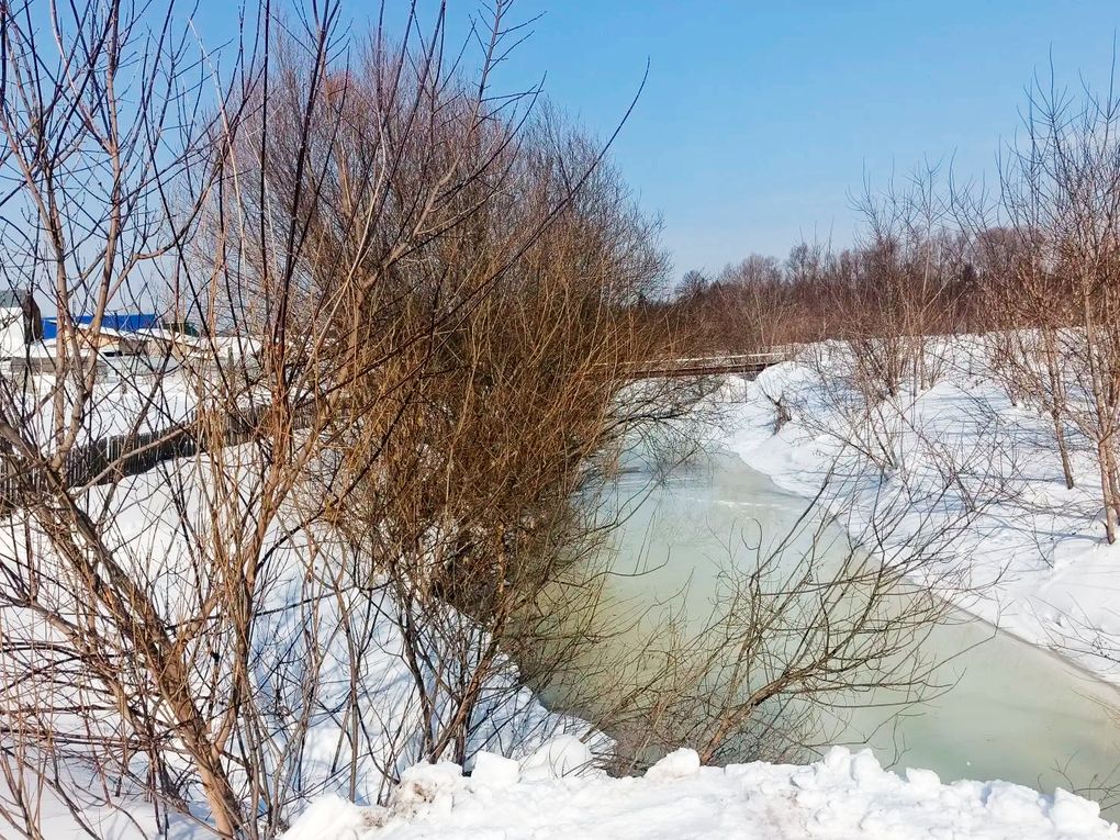 В удмуртской Баграш-Бигре прорыли проран у предаварийной плотины в преддверии паводка
