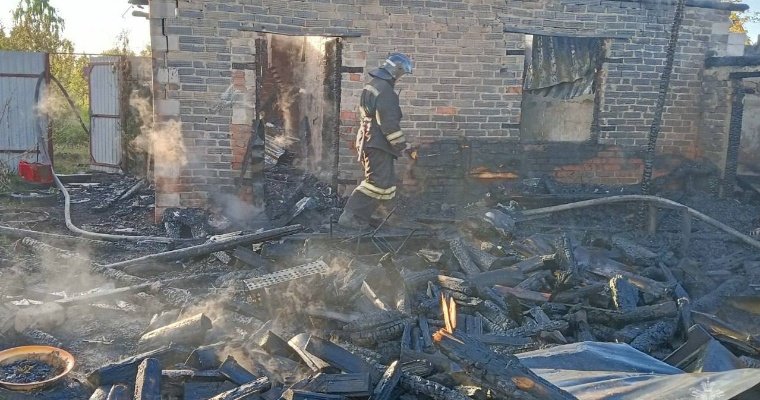 Один человек погиб при пожаре в Удмуртии