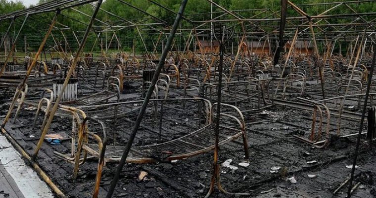 В Генпрокуратуре назвали причину пожара в палаточном лагере «Холдоми»
